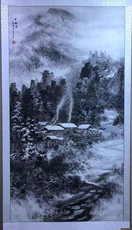 东北亚残疾人优秀书画作品展图片