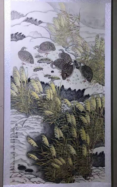 东北亚残疾人优秀书画作品展图片