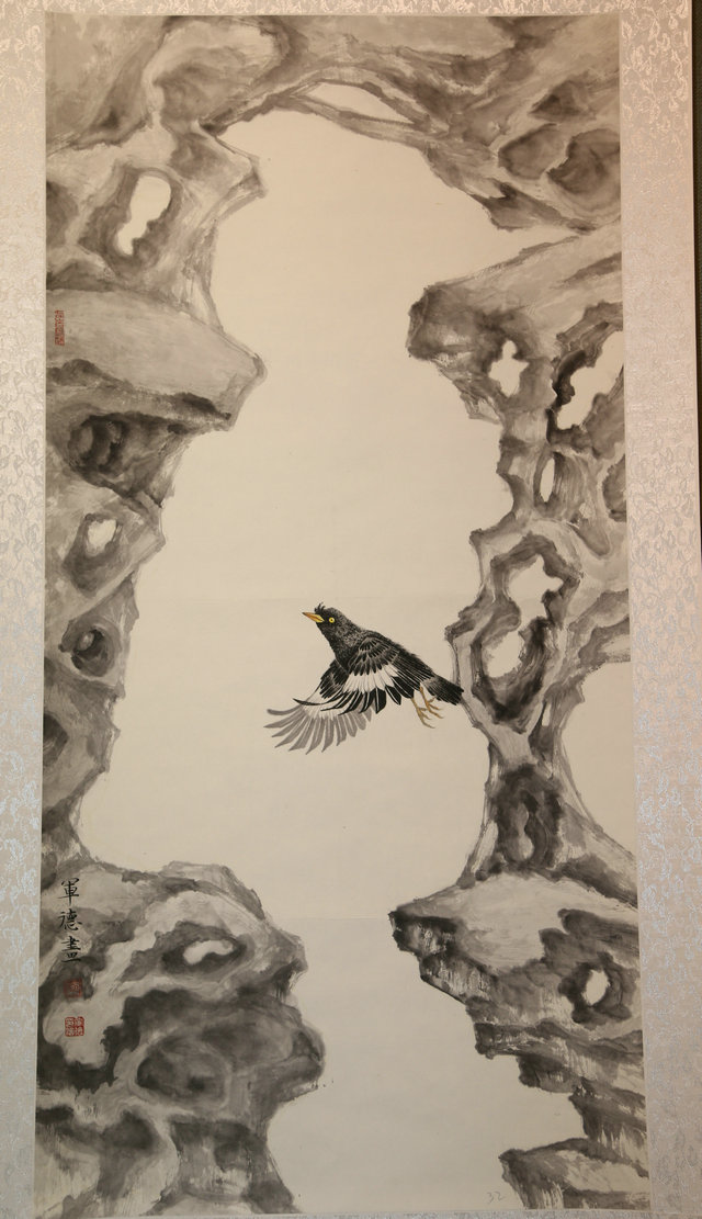 东北亚残疾人优秀书画作品展图片